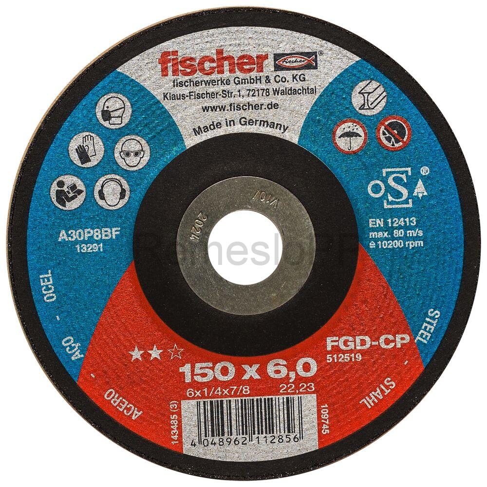 FISCHER brúsny kotúč FGD-CP 150x6,0x22,23 CARBON, 1 ks
