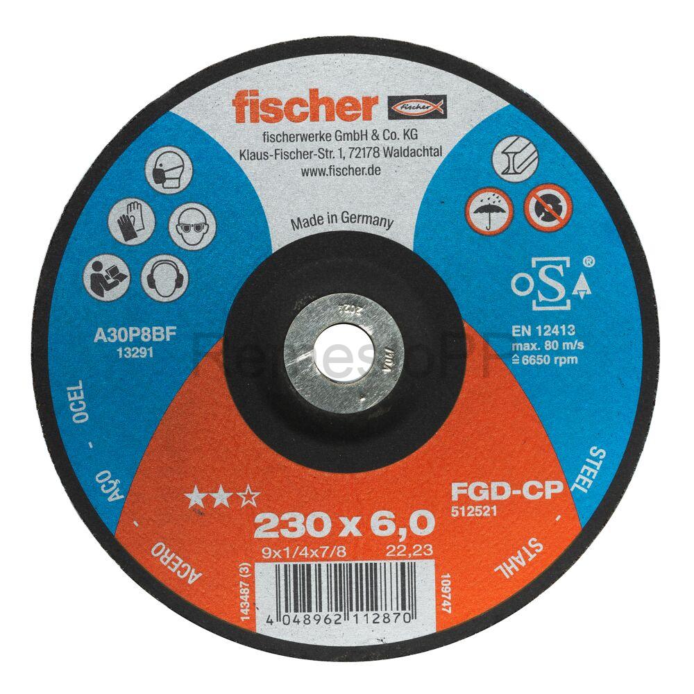 FISCHER brúsny kotúč FGD-CP 230x6,0x22,23 CARBON, 1 ks