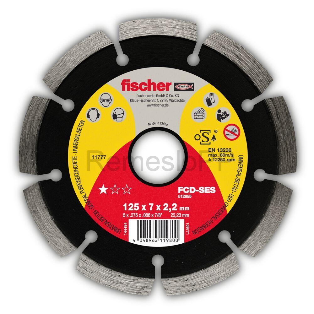 FISCHER segmentový diamantový rezný kotúč FCD-SES 180x2,4x22,23 DIA, 1 ks