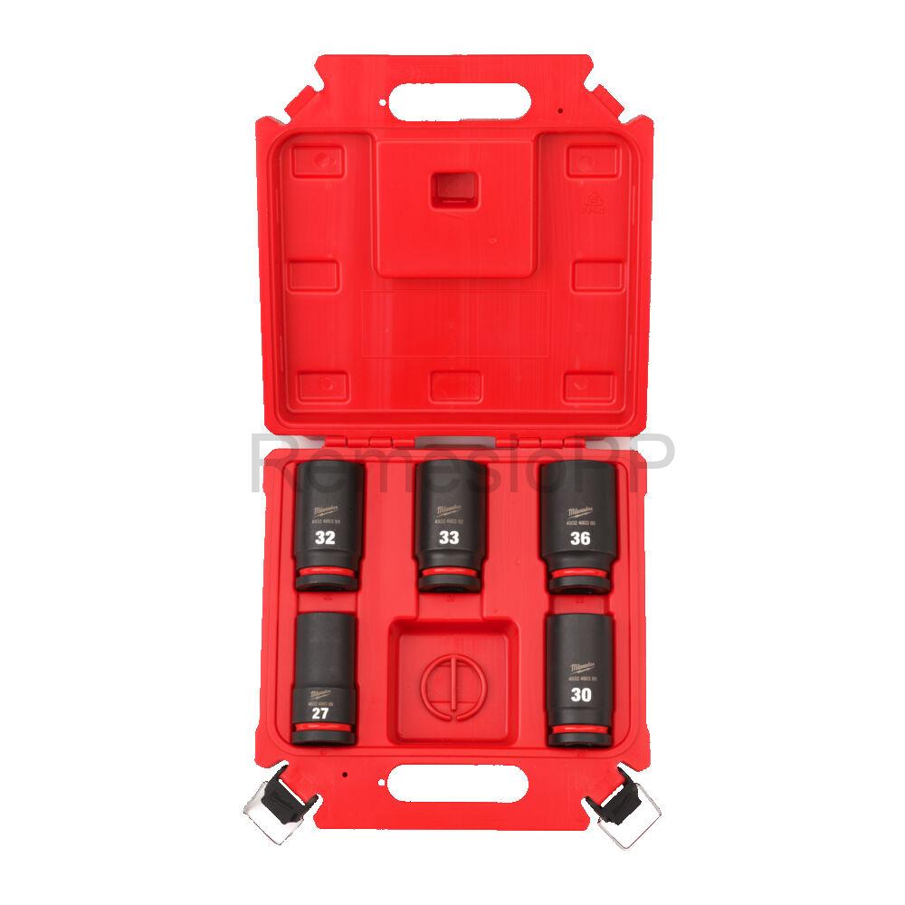 MILWAUKEE® 5 dielna sada nástrčných kľúčov SHOCKWAVE™ 3/4"- predĺžené