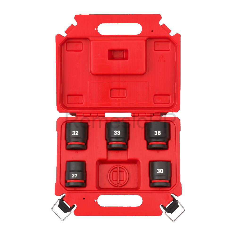 MILWAUKEE® 5 dielna sada nástrčných kľúčov STD SHOCKWAVE™ 1"- krátke