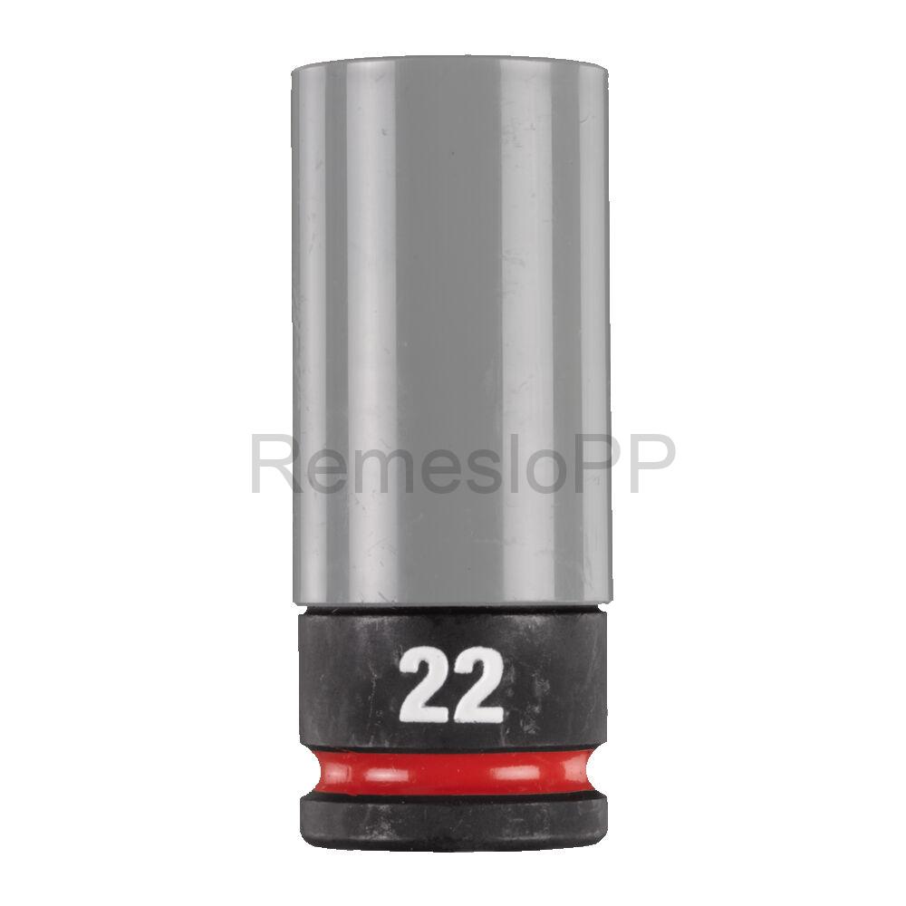 MILWAUKEE® hex priemyselná hlavíca SHOCKWAVE™ IMPACT DUTY 1/2" - 22 mm