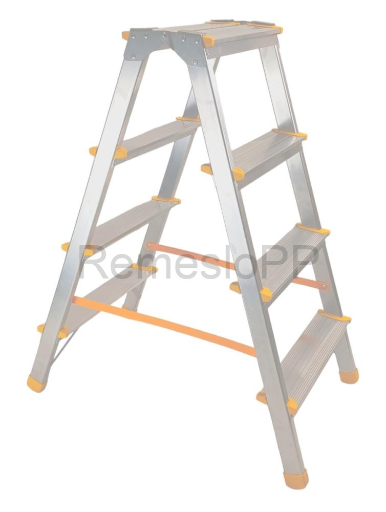 Schodíky obojstranné hliníkové ALVE 2x4 priečok