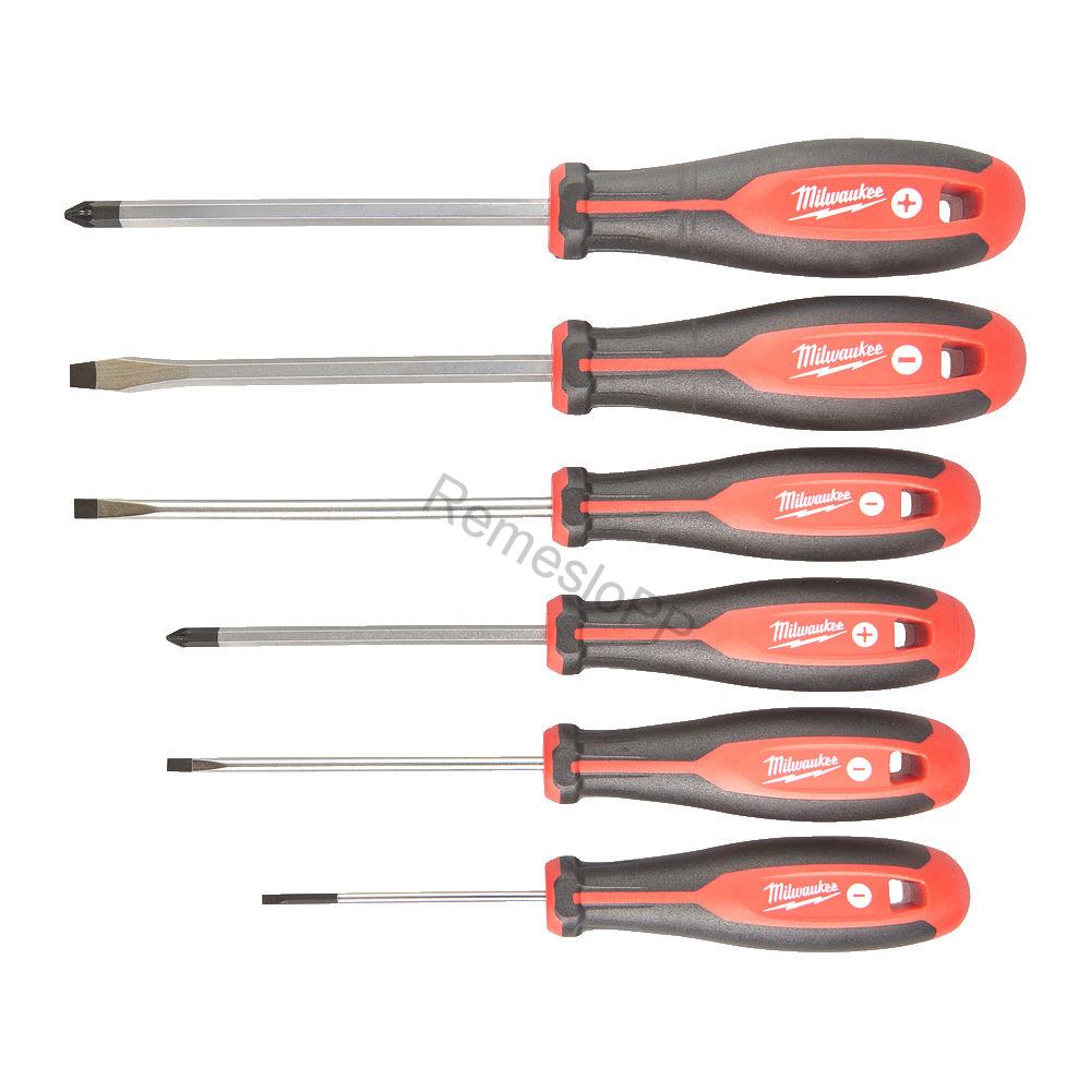 MILWAUKEE 6 dielna sada skrutkovačov