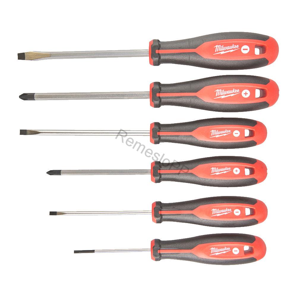 MILWAUKEE 6 dielna sada skrutkovačov