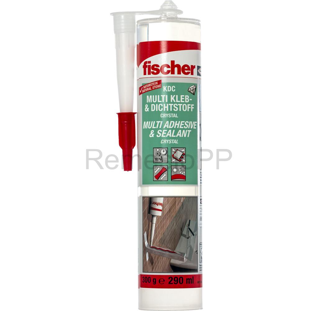 FISCHER viacúčelový lepiaci a tesniaci tmel KDC 290 ml transparentný 1 ks
