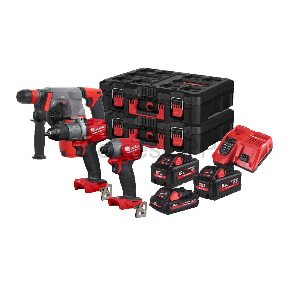 MILWAUKEE set náradia M18 FPP3P2-533P