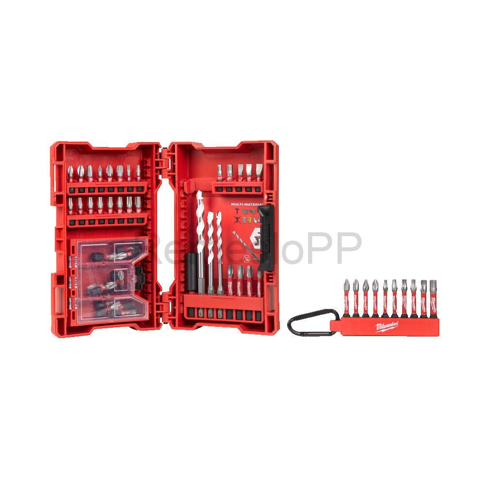 MILWAUKEE set vrtákov a bitov do multimateriálu - 54 ks
