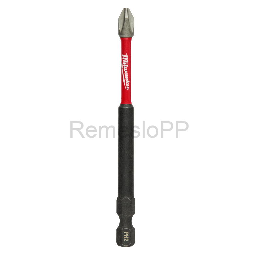 MILWAUKEE skrutkovací bit PH2 90 mm SHOCKWAVE™