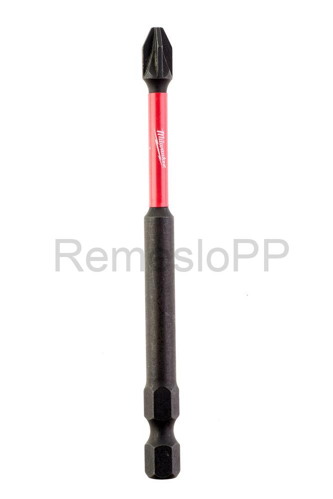 MILWAUKEE skrutkovací bit PZ2 90 mm SHOCKWAVE™