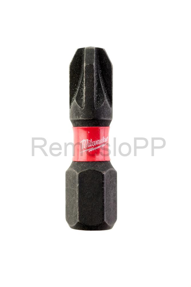 MILWAUKEE skrutkovací bit PZ3 25 mm SHOCKWAVE™ bal. 25 ks