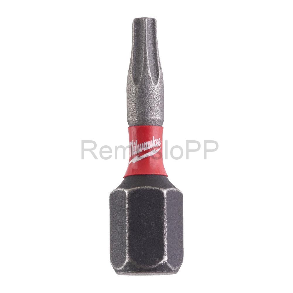 MILWAUKEE skrutkovací bit TX10 25 mm SHOCKWAVE™