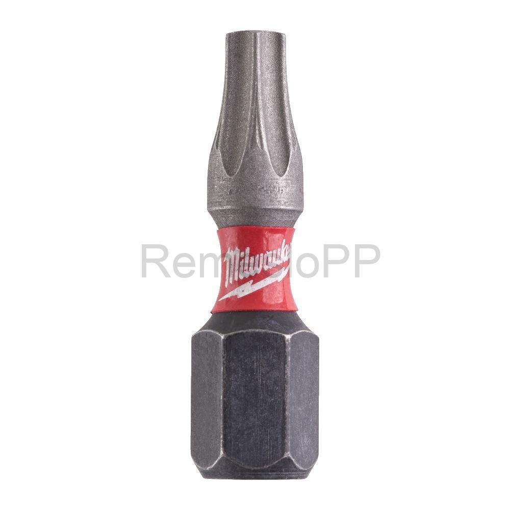 MILWAUKEE skrutkovací bit TX20 25 mm SHOCKWAVE™