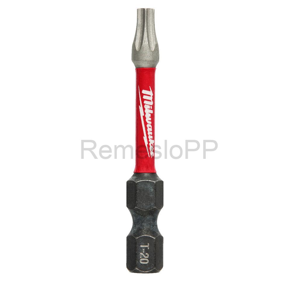 MILWAUKEE skrutkovací bit TX20 50 mm SHOCKWAVE™