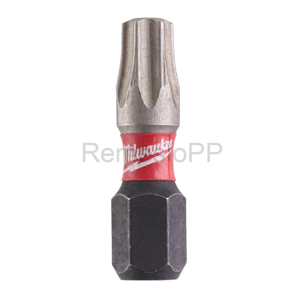 MILWAUKEE skrutkovací bit TX27 25 mm SHOCKWAVE™