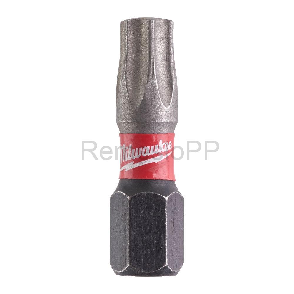 MILWAUKEE skrutkovací bit TX30 25 mm SHOCKWAVE™