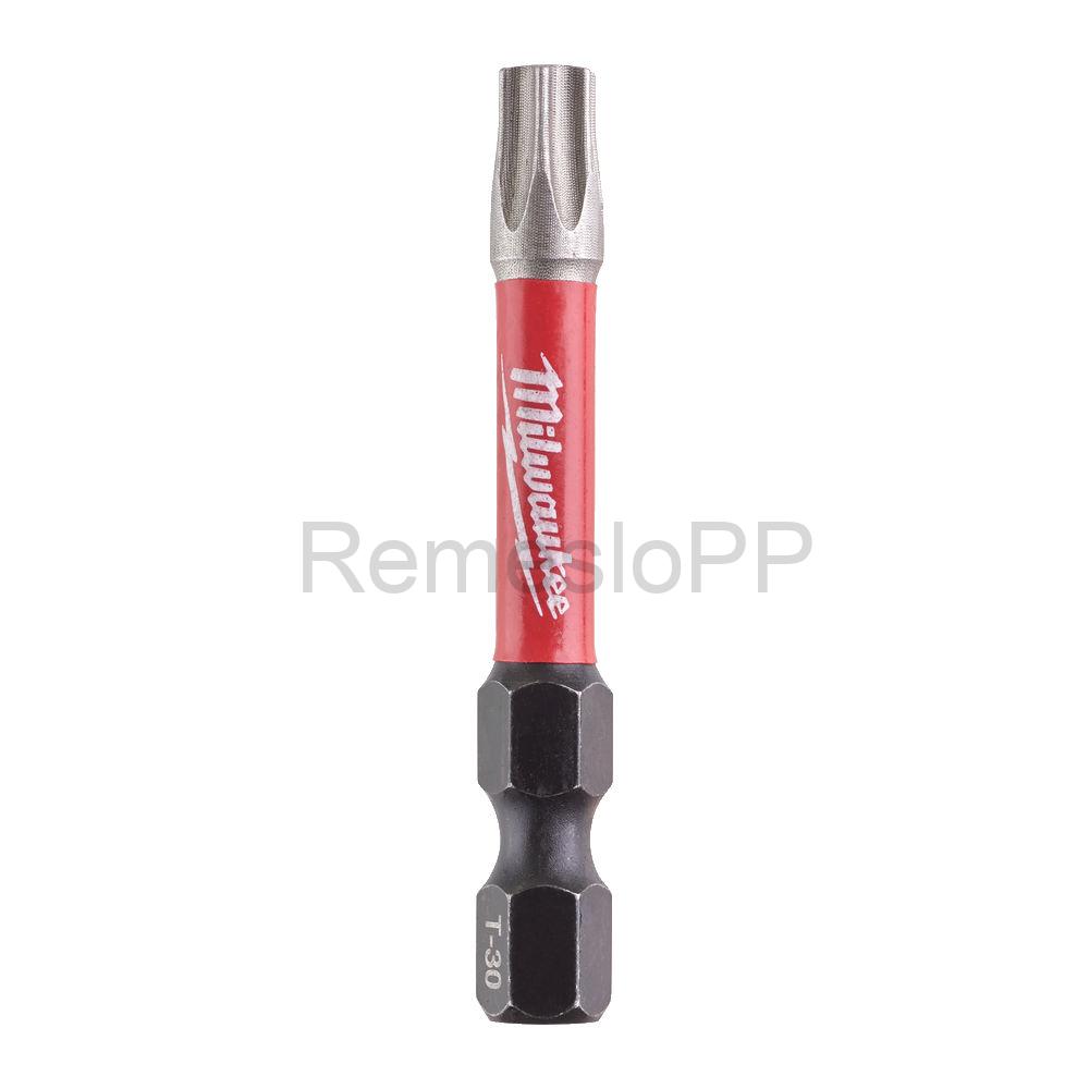 MILWAUKEE skrutkovací bit TX30 50 mm SHOCKWAVE™ bal. 10 ks