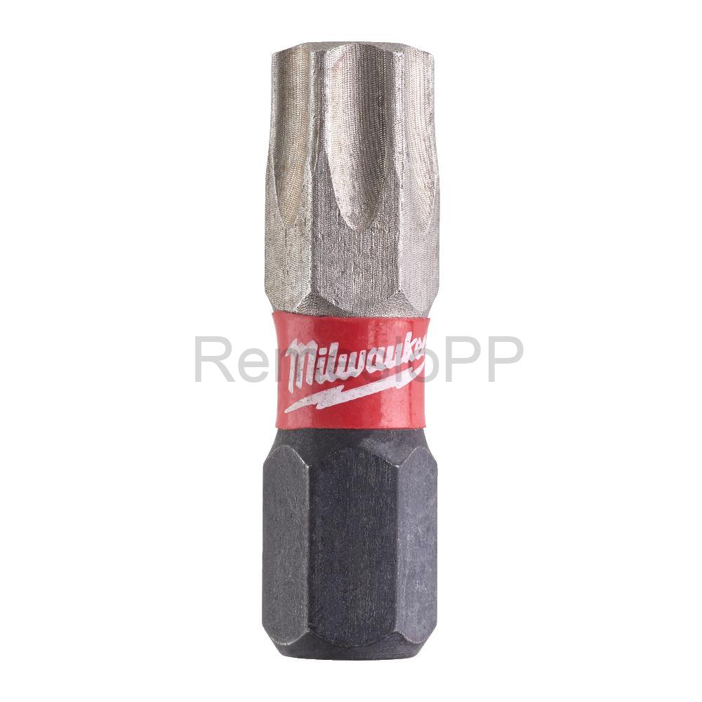 MILWAUKEE skrutkovací bit TX40 25 mm SHOCKWAVE™