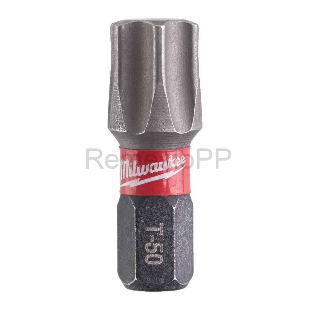 MILWAUKEE skrutkovací bit TX50 25 mm SHOCKWAVE™