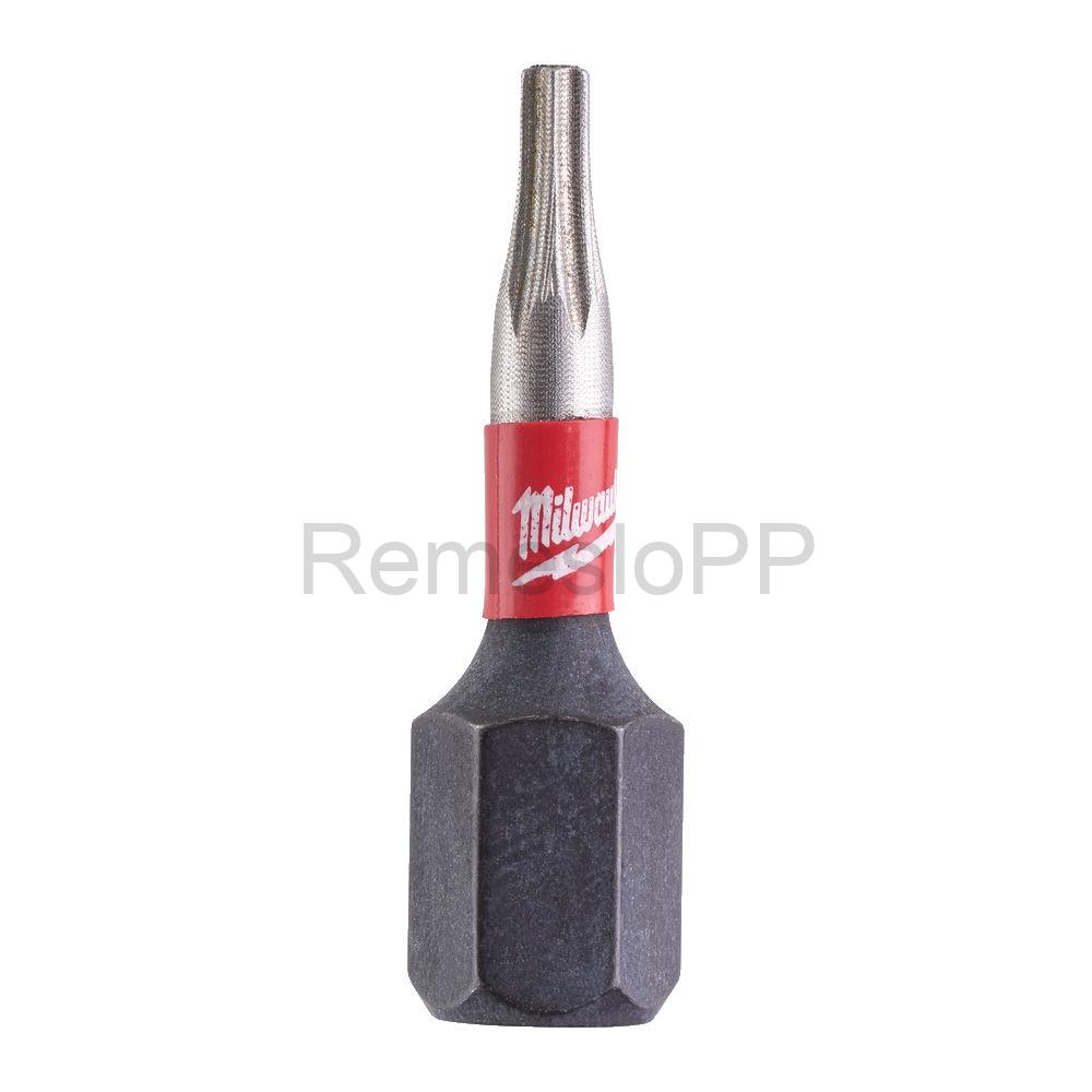 MILWAUKEE skrutkovací bit TX BO7 25 mm SHOCKWAVE™ 