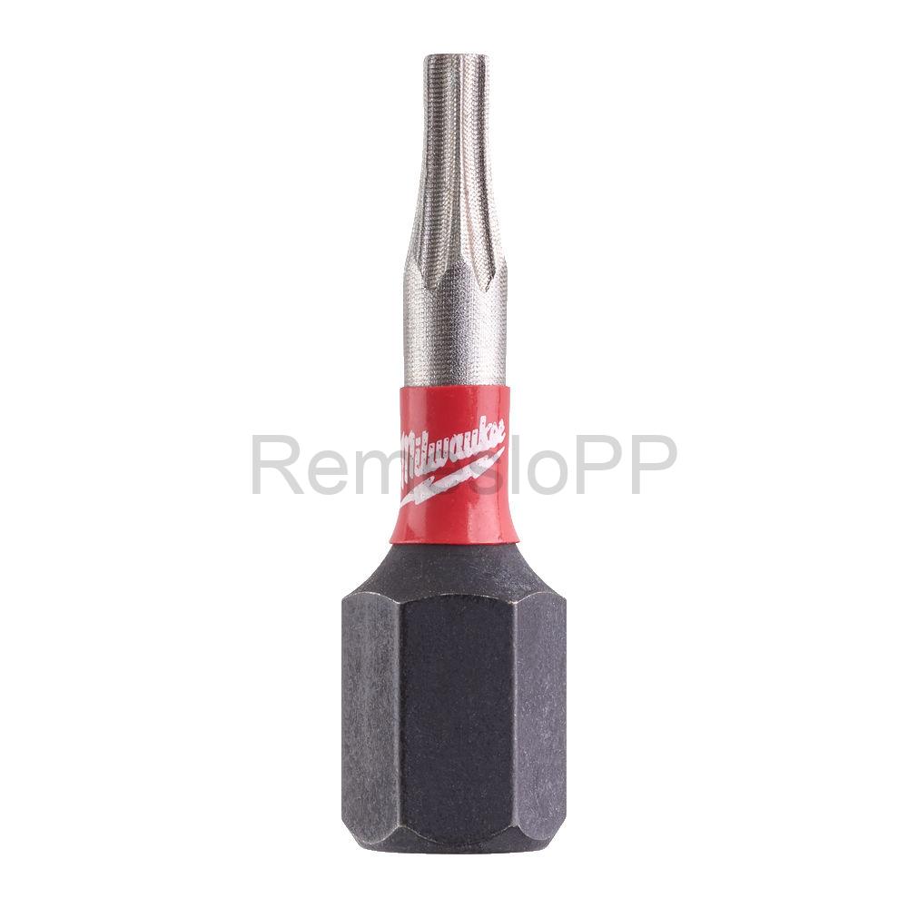 MILWAUKEE skrutkovací bit TX BO8 25 mm SHOCKWAVE™ 