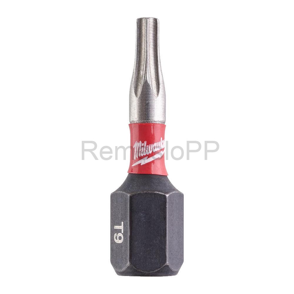 MILWAUKEE skrutkovací bit TX BO9 25 mm SHOCKWAVE™ 