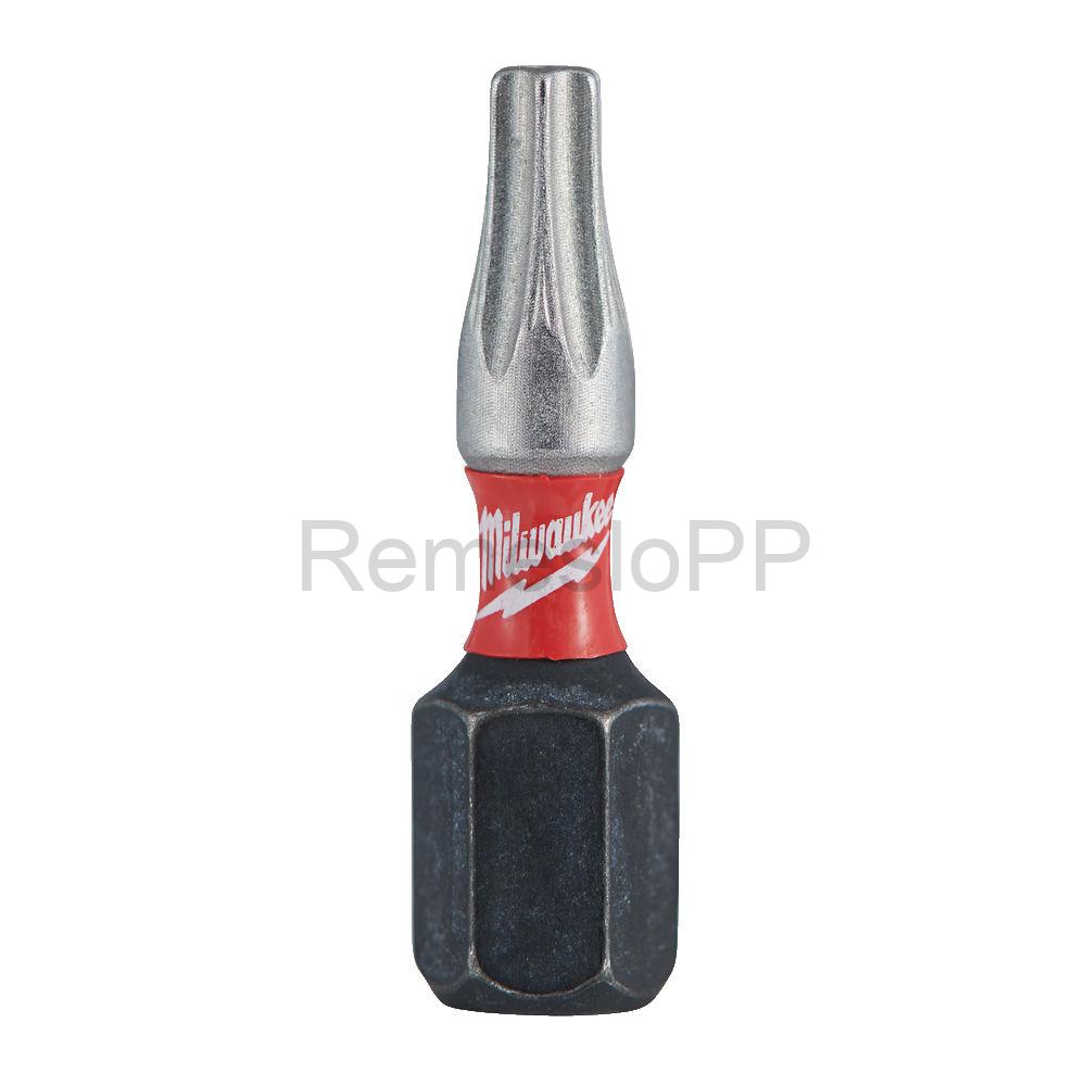 MILWAUKEE skrutkovací bit TX BO15 25 mm SHOCKWAVE™ 