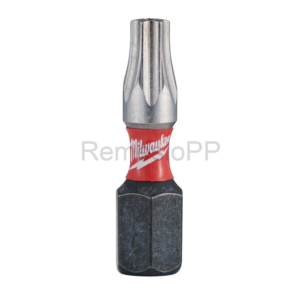MILWAUKEE skrutkovací bit TX BO20 25 mm SHOCKWAVE™ 