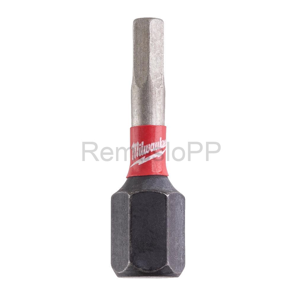 MILWAUKEE skrutkovací bit HEX3 25 mm SHOCKWAVE™