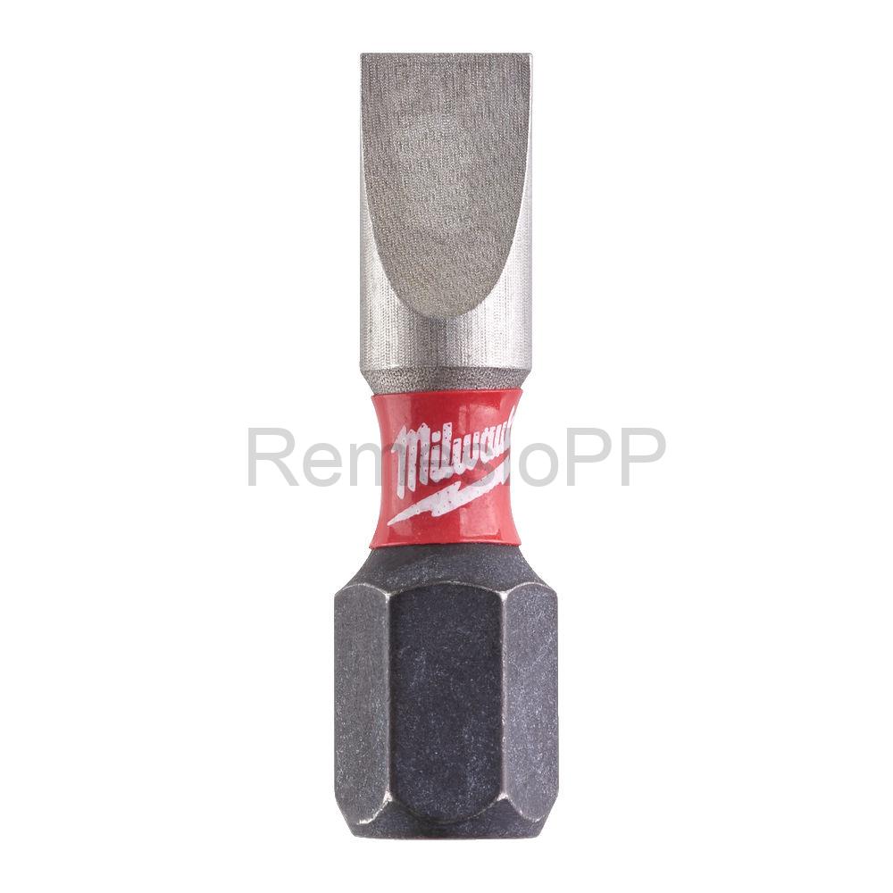MILWAUKEE skrutkovací bit SL 0.8x5.5 25 mm SHOCKWAVE™