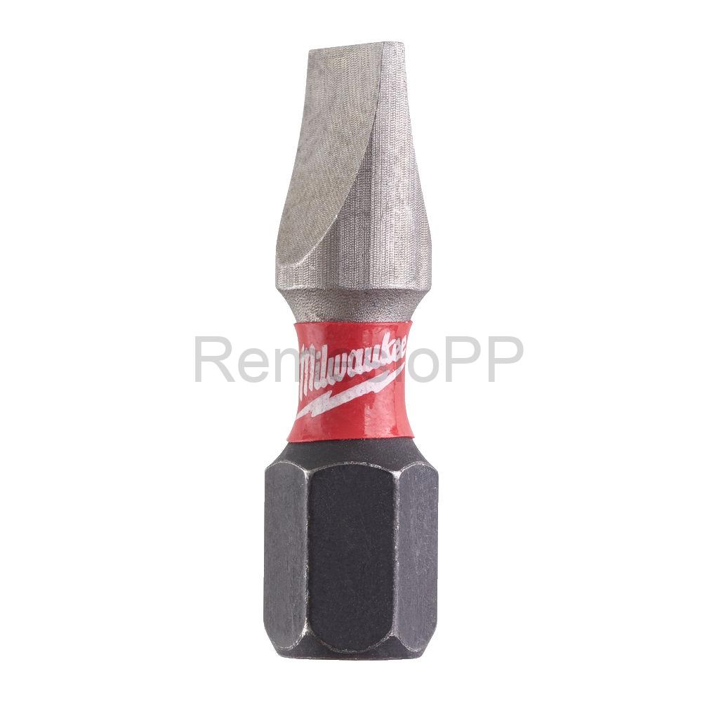 MILWAUKEE skrutkovací bit SL 1.2x6.5 25 mm SHOCKWAVE™