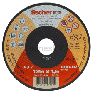 FISCHER rezný kotúč FCD-FP 125x1,5x22,23 plus, bal. 25 ks