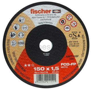 FISCHER rezný kotúč FCD-FP 150x1,5x22,23 plus, 1 ks