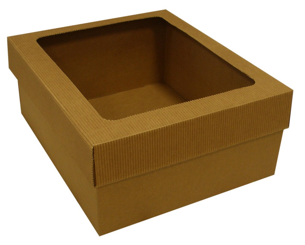 Kartónový obal 364 x 300 x 150 mm,3 VLE HH spodok,2 VL HH kraft-vrch
