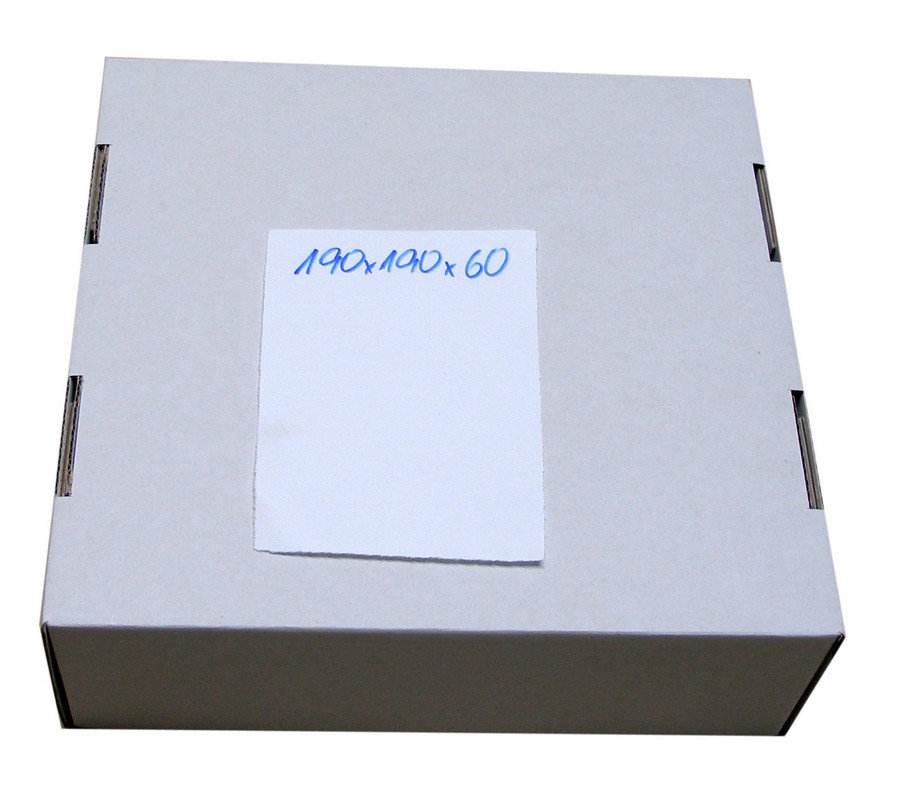 Kartónový obal 190 x 190 x 60 mm ,3 VL BB