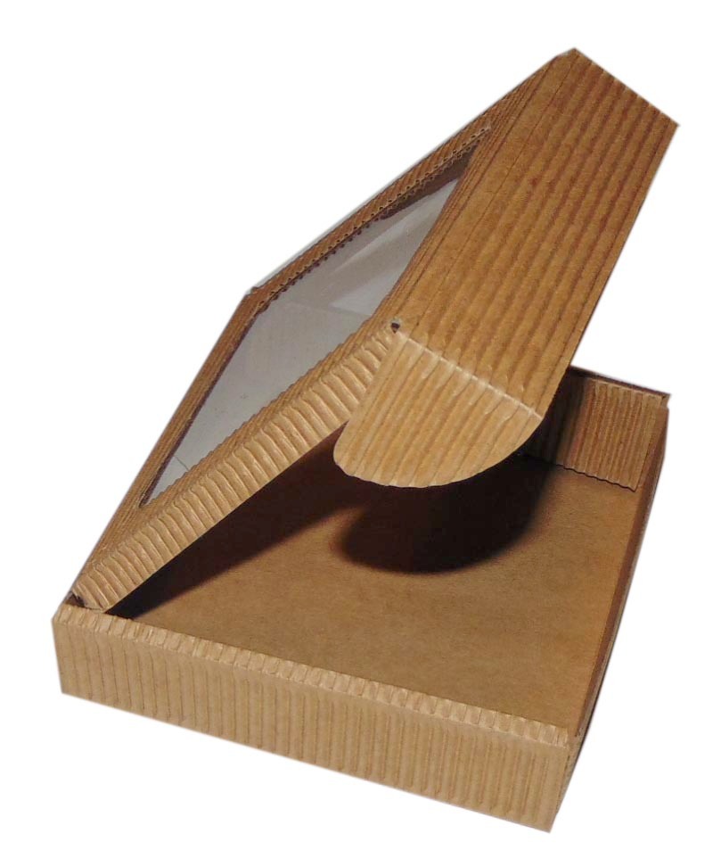 Kartónový obal 130 x 125 x 30 mm ,2 VL Kraft