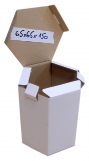 Šesťhranná krabica 65x65x150 mm,3 VL E BH