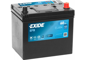 Exide Start-Stop EFB 12V 60Ah 520A EL604