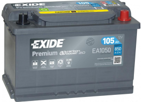 Exide Premium 12V 105Ah 850A EA1050