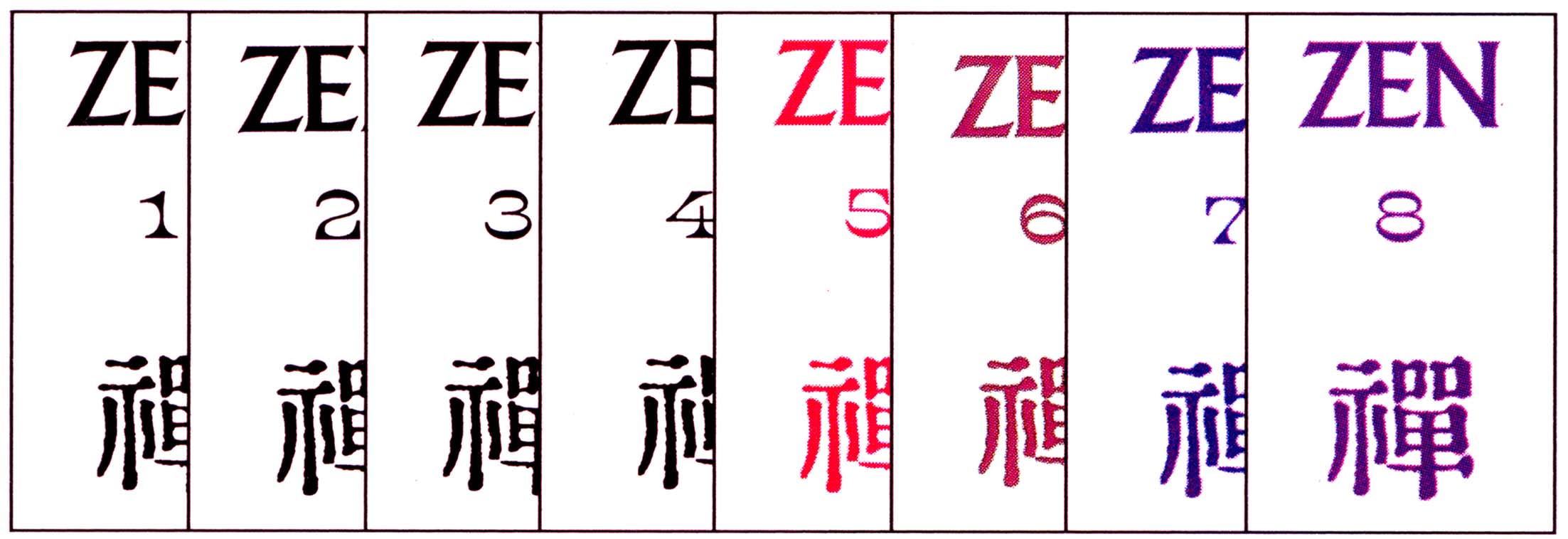 set: ZEN 1-8 (Antologie zen-buddhismu)