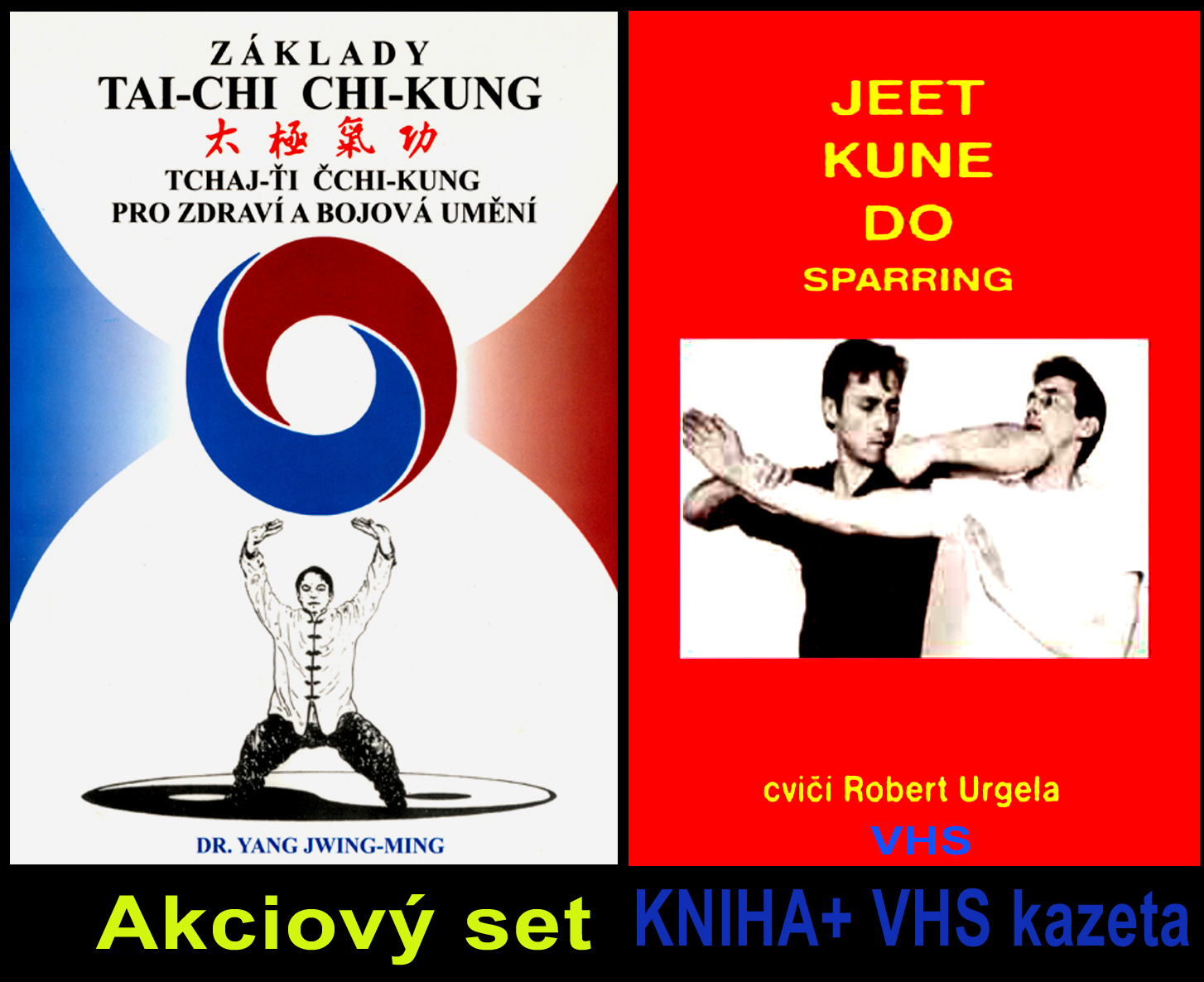 AKČNÍ SET  Kniha+vhs TAICHI&JKD