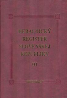 Heraldický register Slovenskej republ. 3