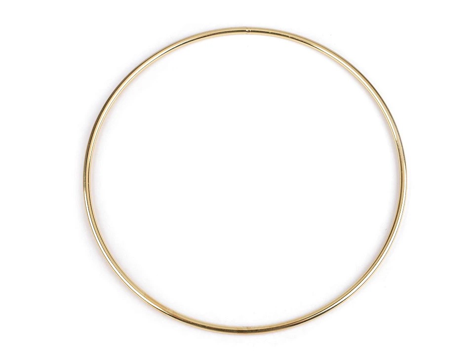Kovový kruh na lapač snov / na dekorovanie Ø26 cm