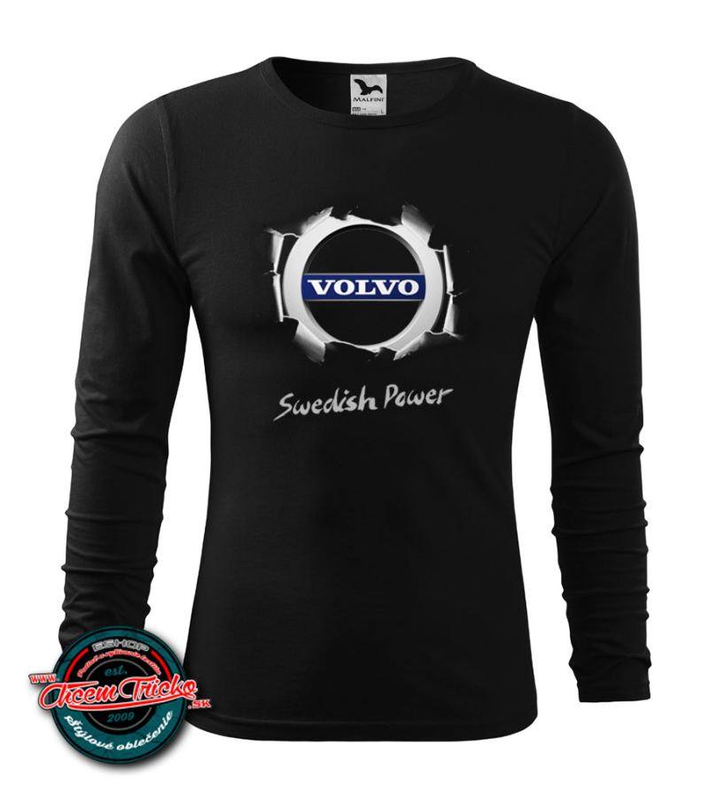 Dámske tričko Volvo, L, čierna