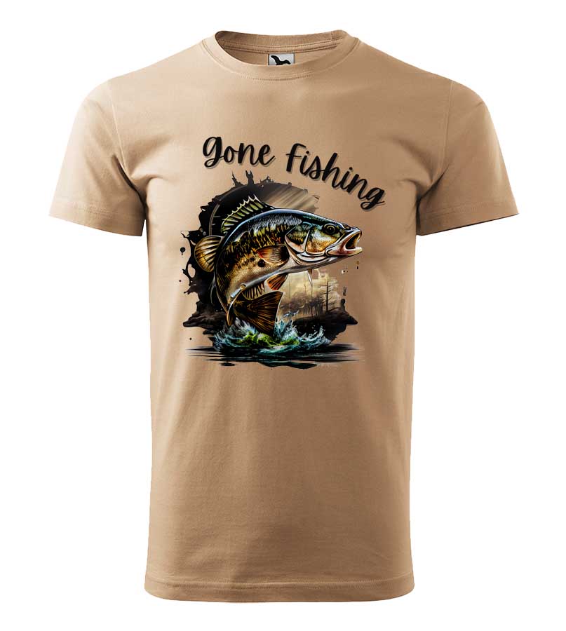 Rybárske tričko Gone fishing