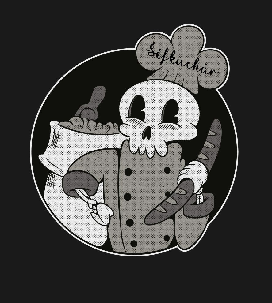 Zástera Skeleton chef