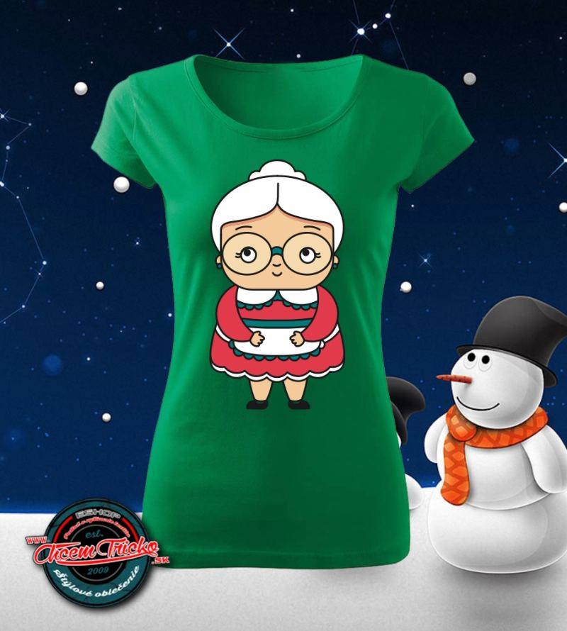 Dámske vianočné tričko Mrs Claus