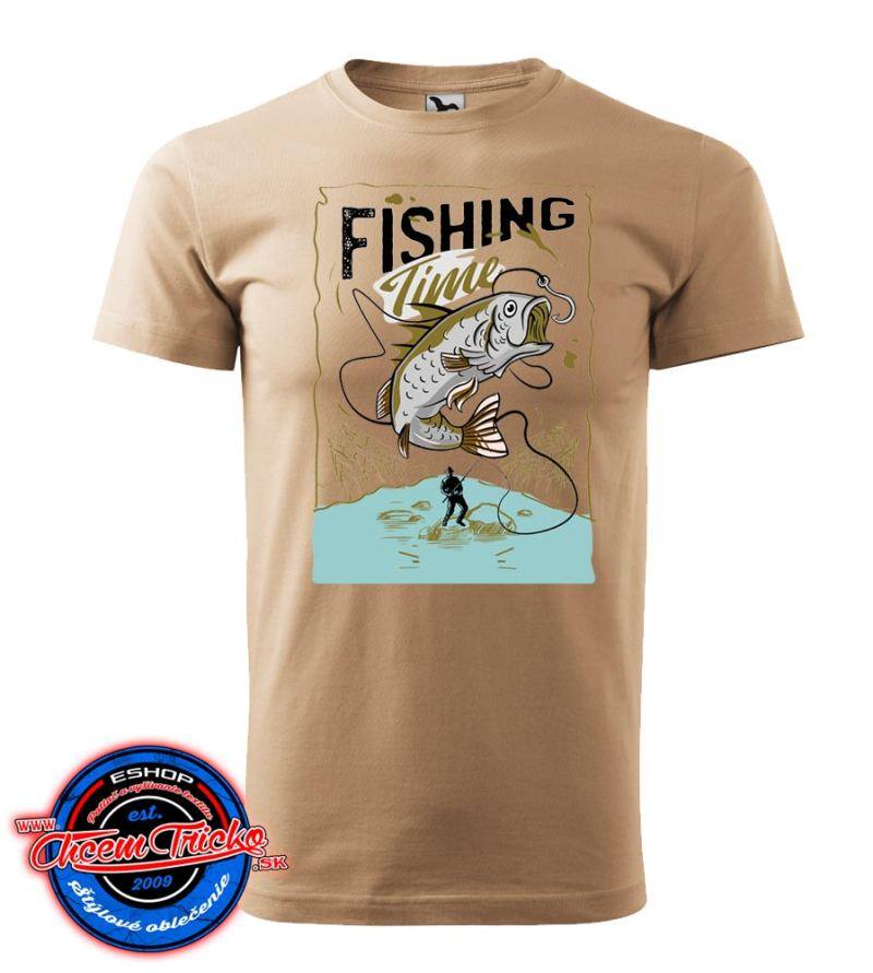 Rybárske tričko Fishing Time