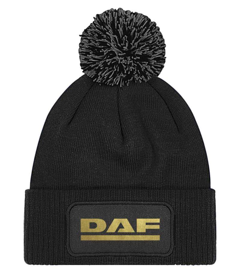 Zimná čiapka s motívom DAF gold