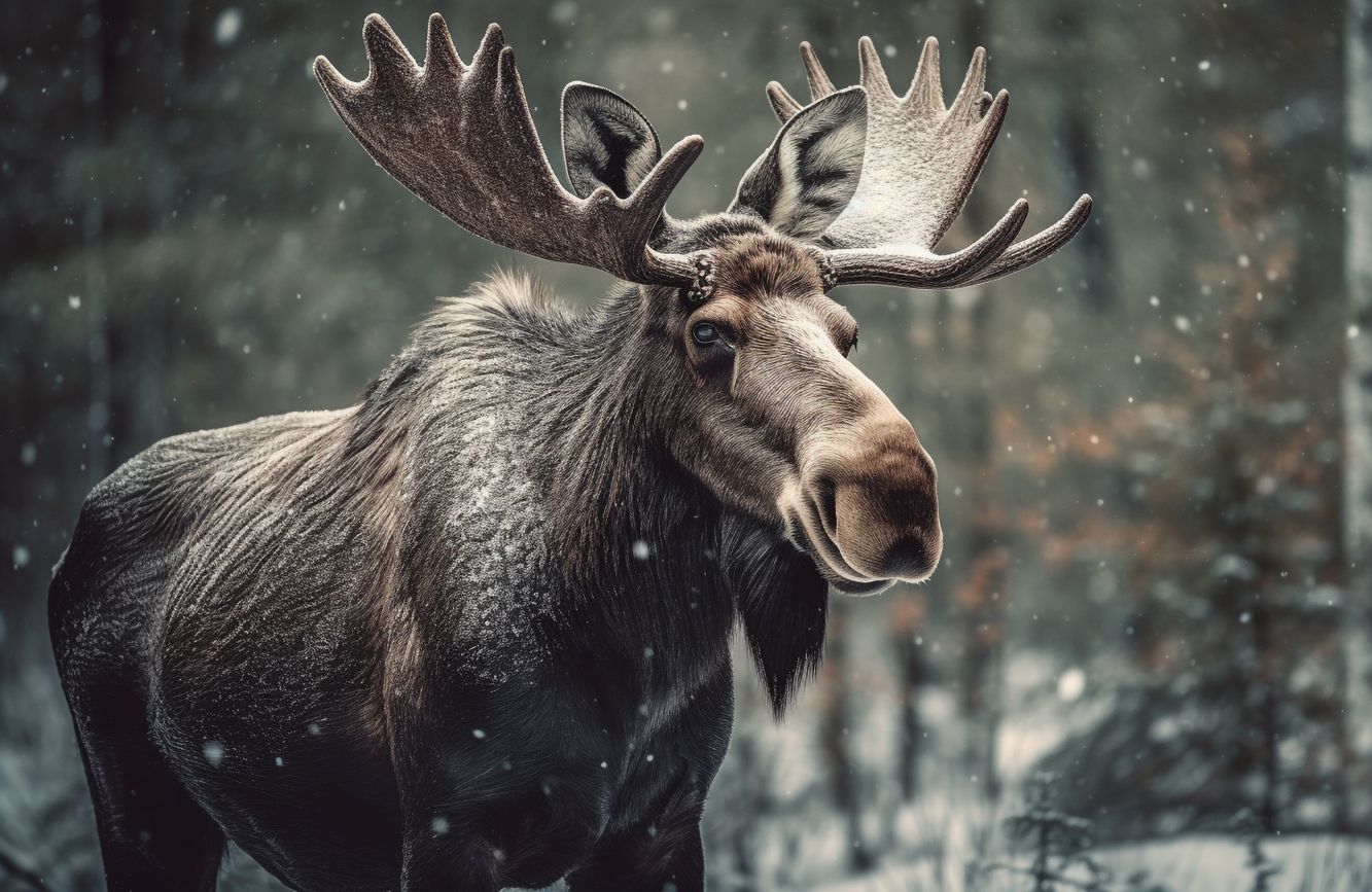 Obraz na plátne - Horned Elk